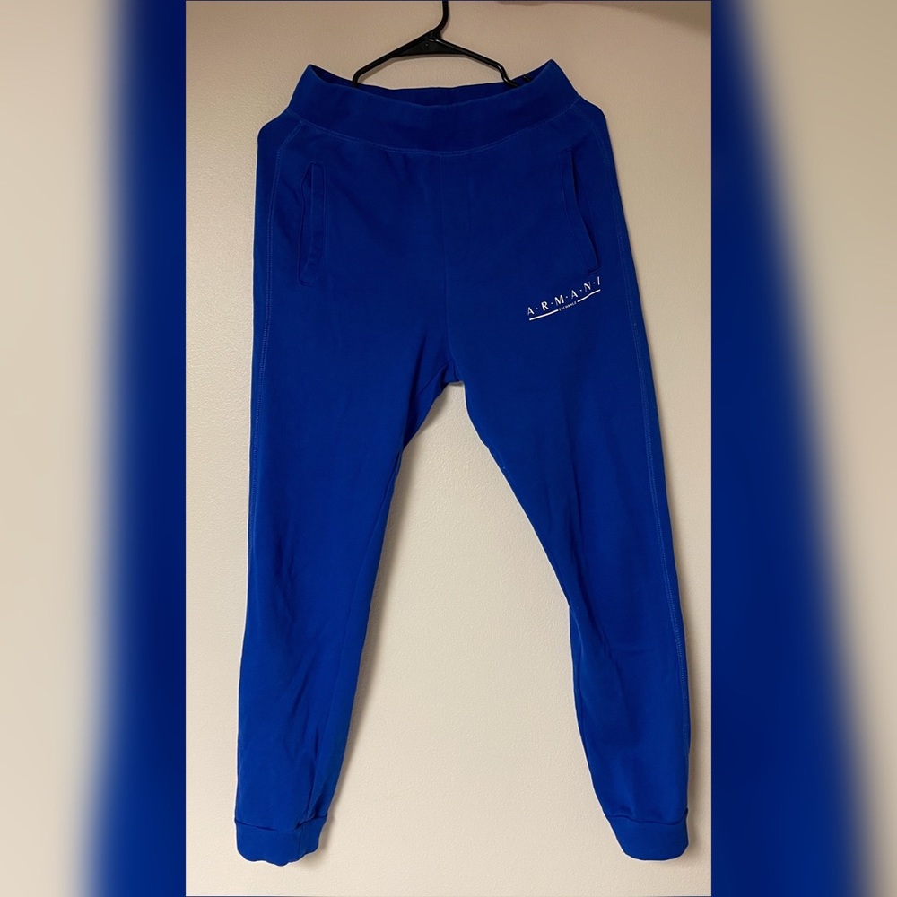 Armani Exchange Royal Blue Sweats (used)
